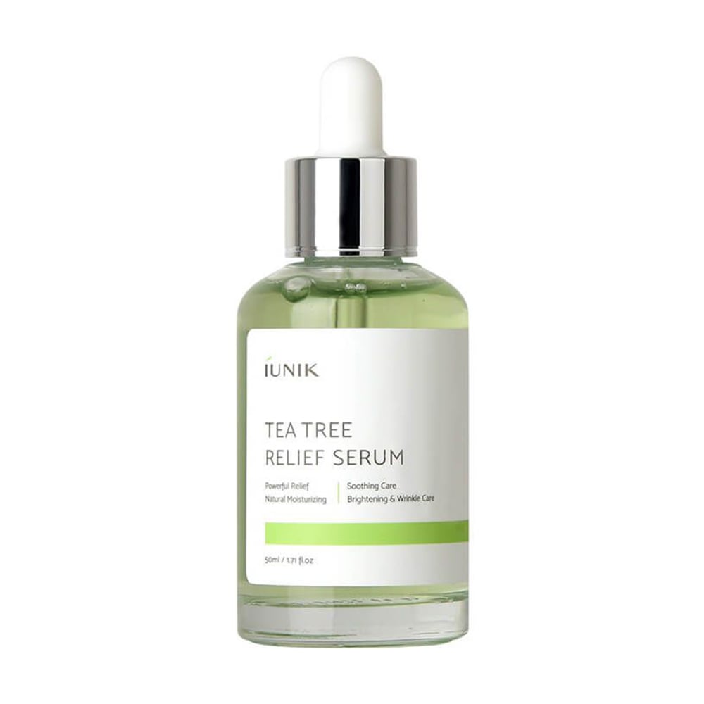 Заспокійлива сироватка для обличчя IUNIK Tea Tree Relief Serum з чайним деревом, 50 мл